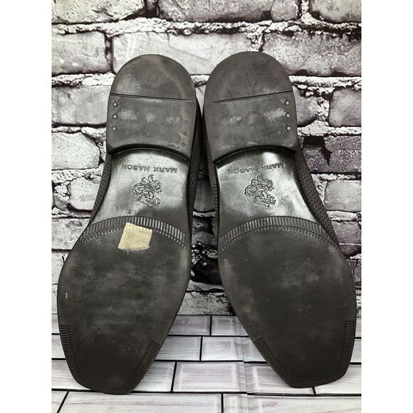 Mark Nason Dress Knit Oxford Gray Taupe Comfort Casual Walk Shoes Women Sz 12M - Picture 15 of 16